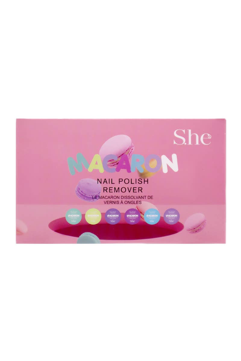Macaron Nail Polish Remover Pads
