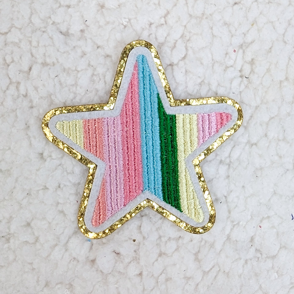 Multicolored Star Patch