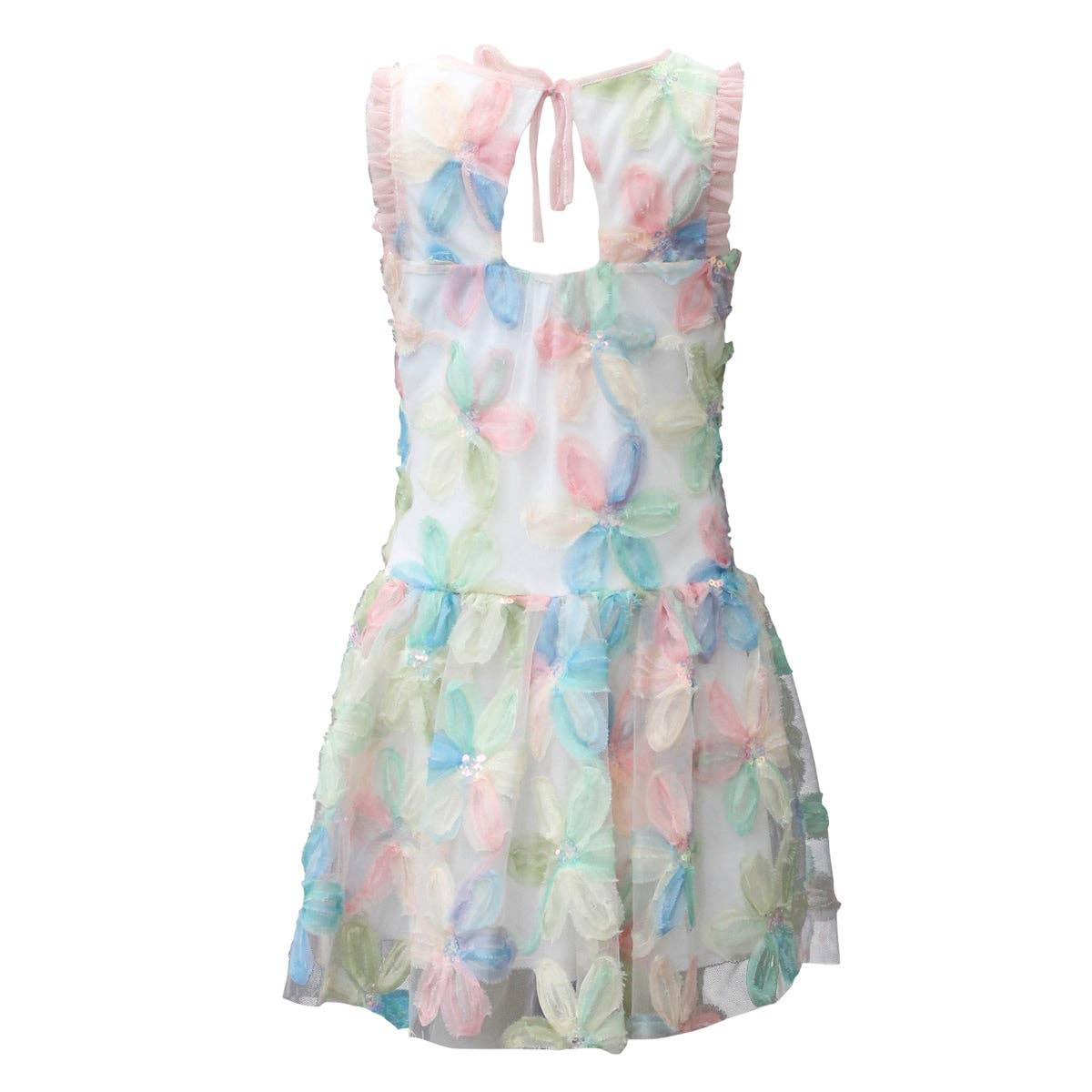 Soutache Drop Waist Dress