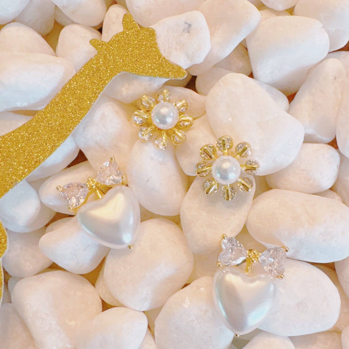 Sunny Side Up Pearl Earrings