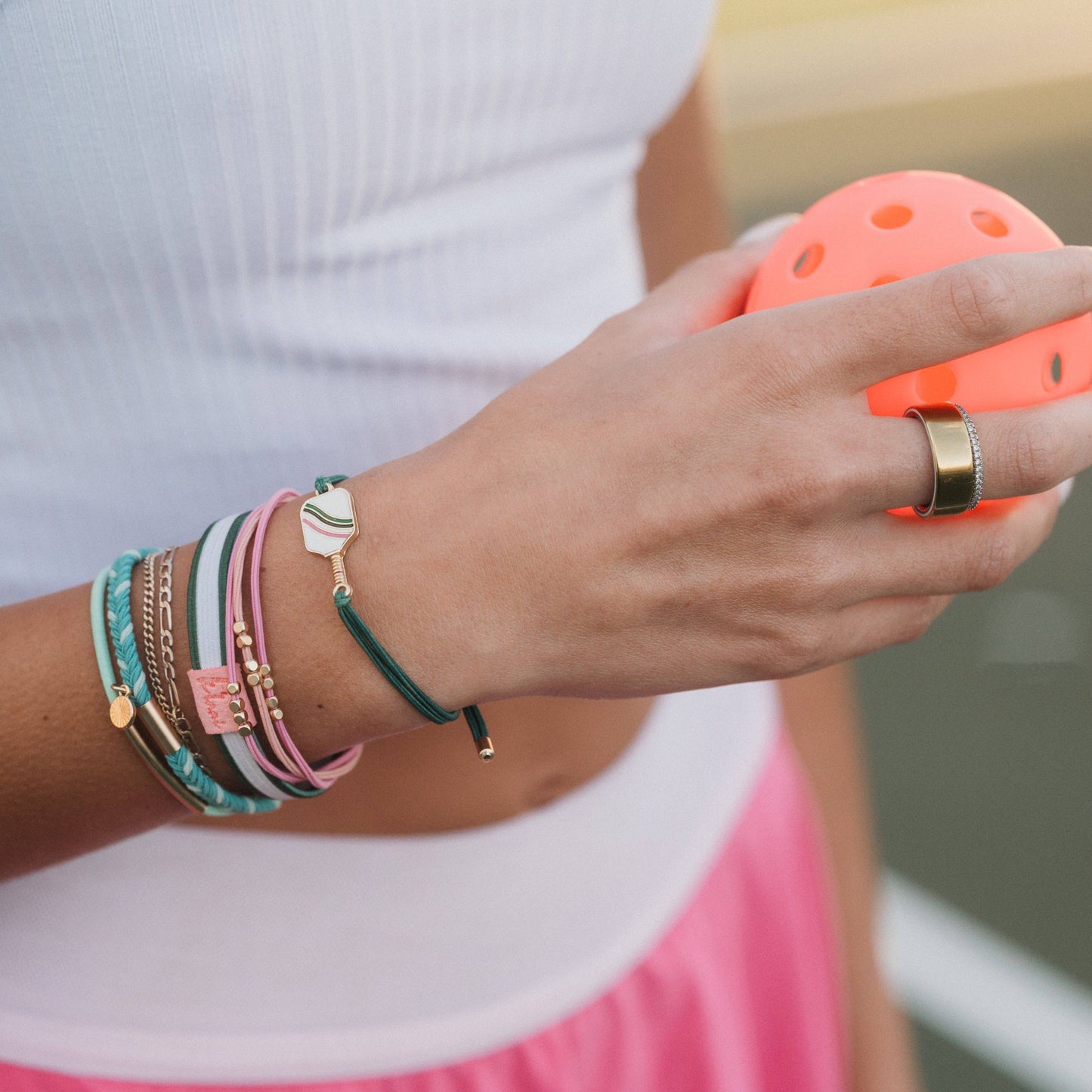 "Rally" Pickleball Hair Tie Bracelets