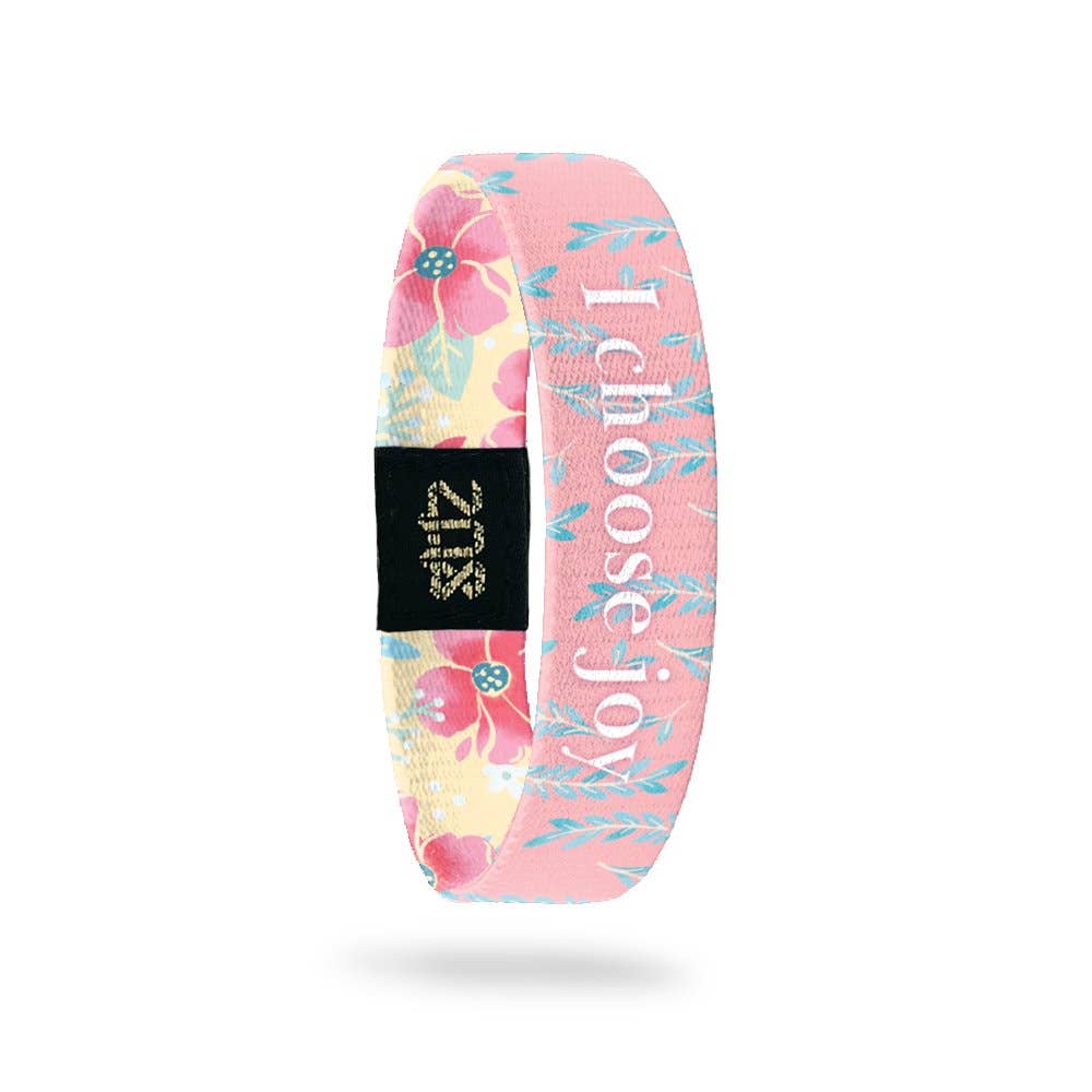 I Choose Joy - Floral Bracelet