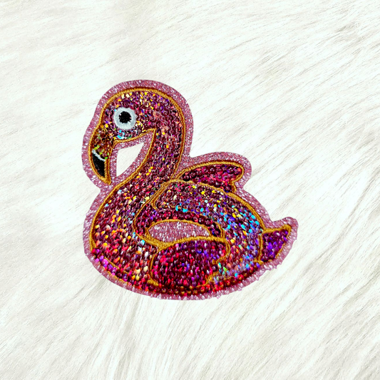 Flamingo Pool Floaty Patch