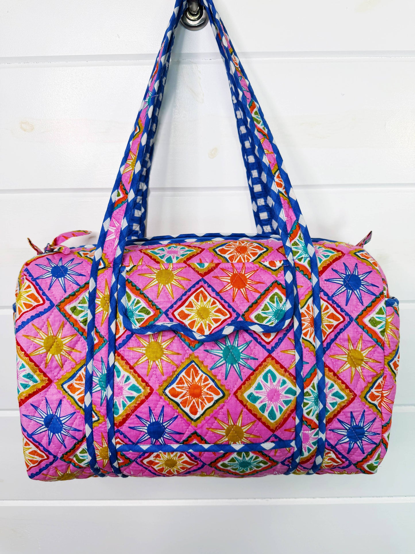 Quilted Mini Duffle| Pink Sunshine