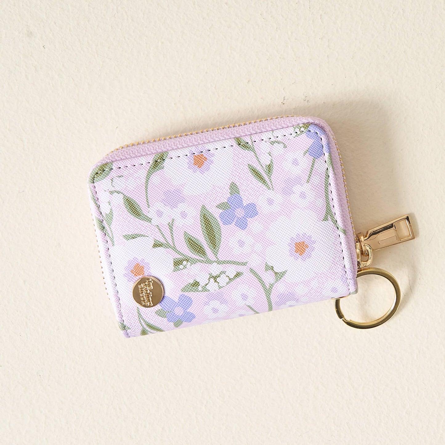 Zip Around Wallet-Floral Haven Lilac