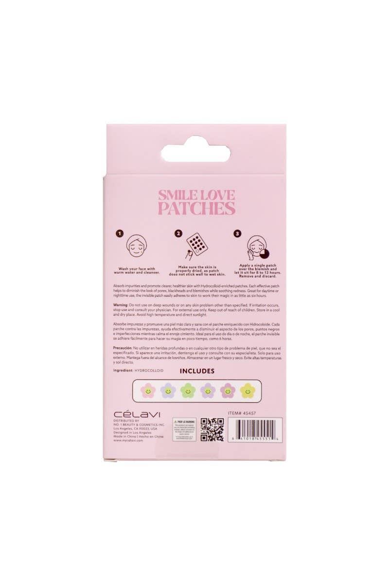 Celavi 45457 Smile Love Hydrocolloid Patches - 12pc