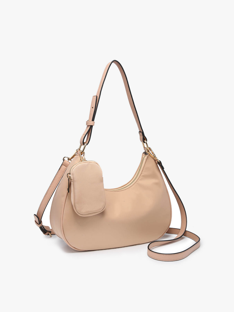 Jada Nylon Shoulder Bag w/ Coin Pouch