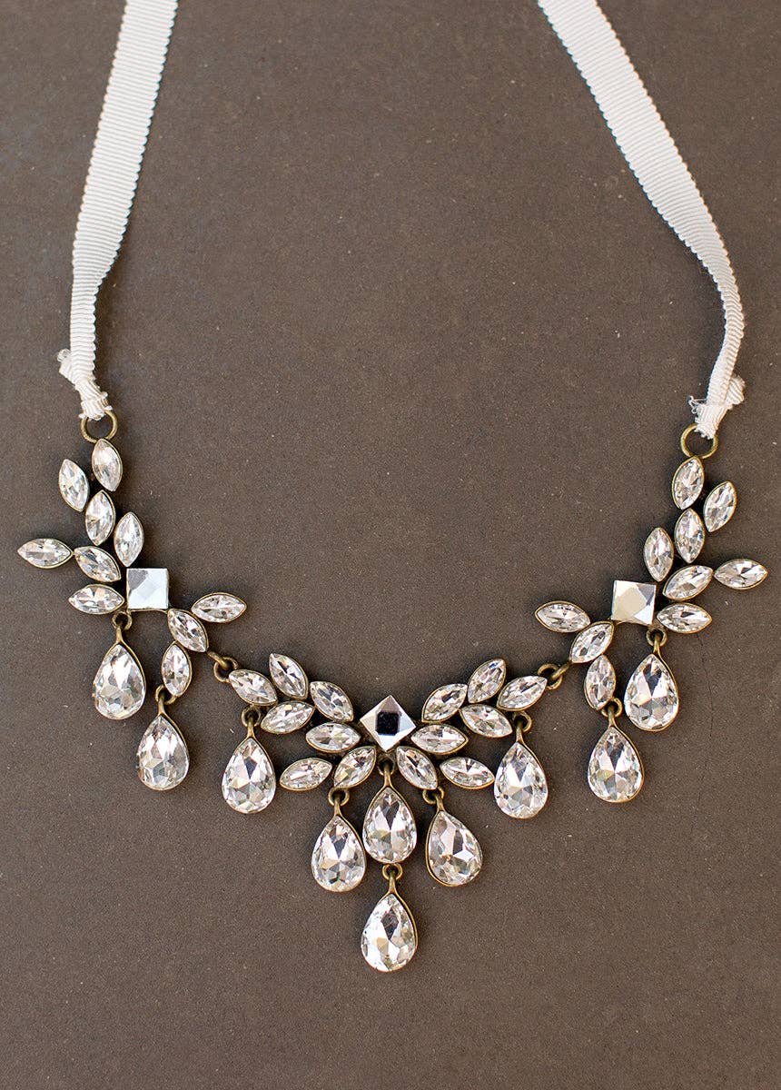 Kid's Verona Necklace in Crystal