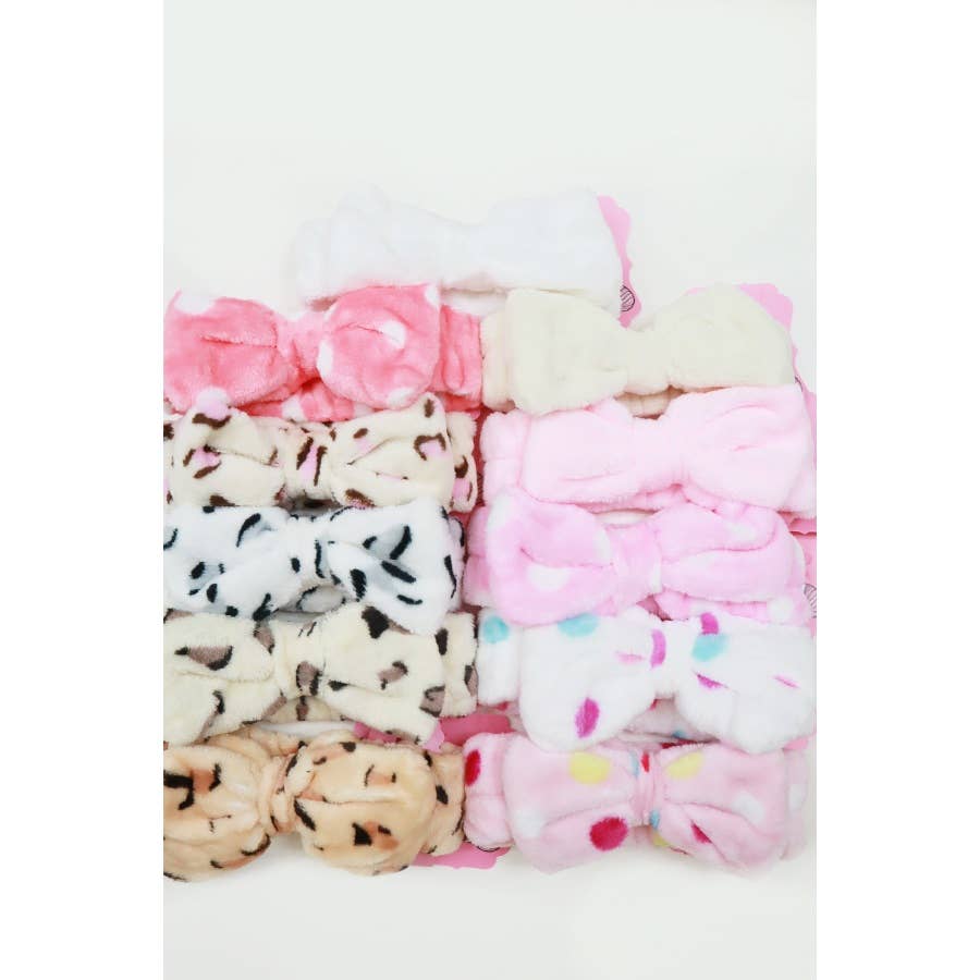 Mix Design Beauty Spa Bow Headband