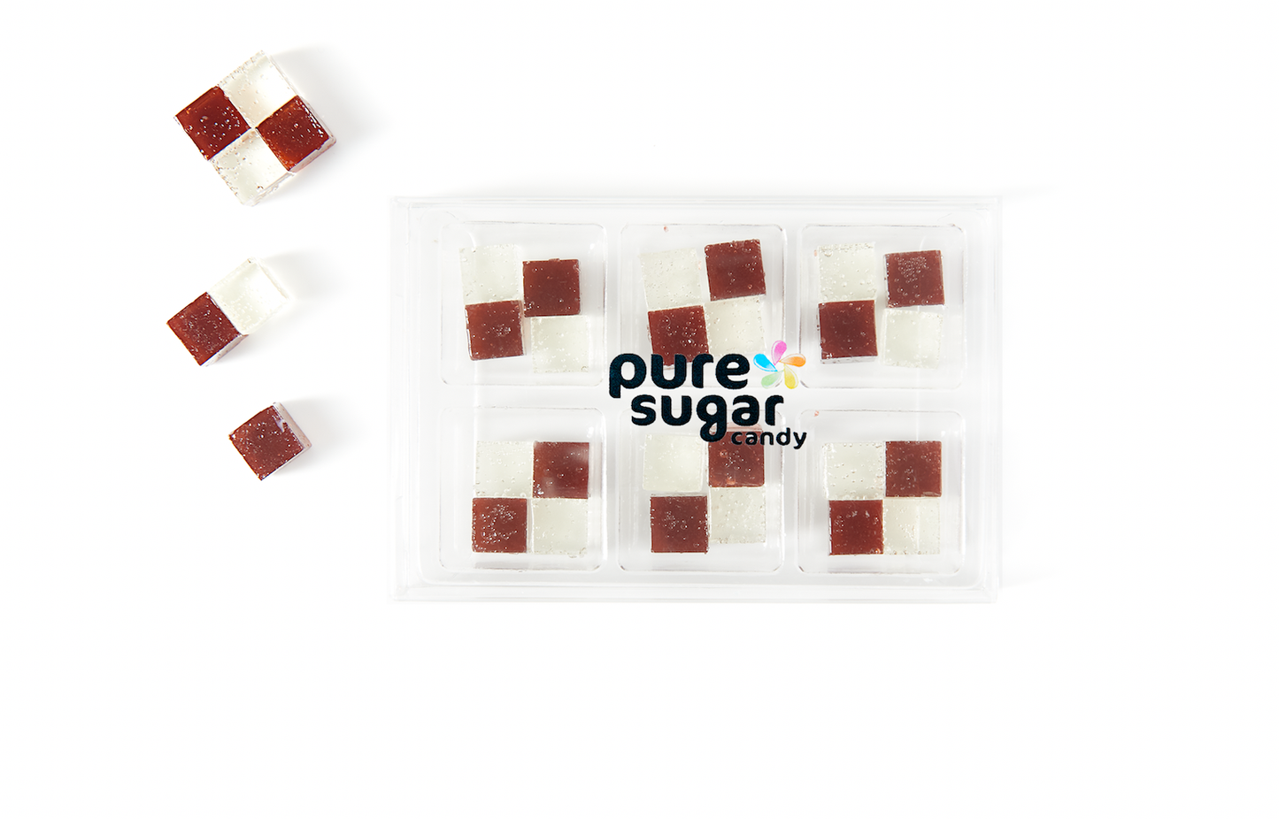 Chocolate Cake - Hard Candy Cubes