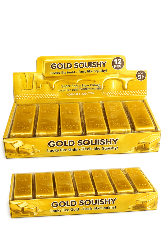 Slow Rising Gold Bar Squishy