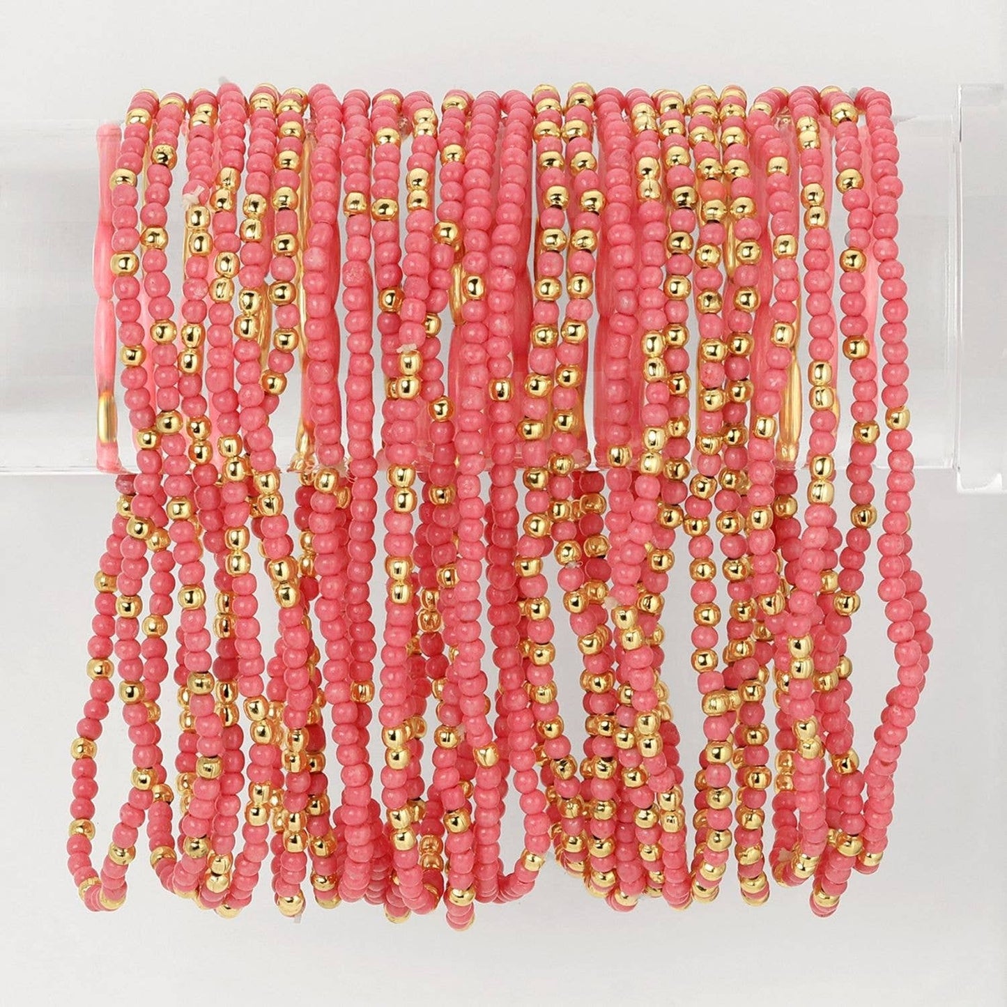 Solid Seed Bead Bracelets