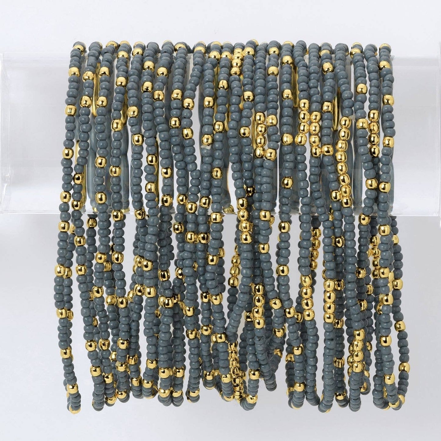 Solid Seed Bead Bracelets