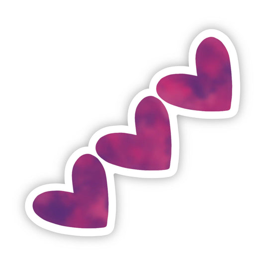 Heart Trio Sticker