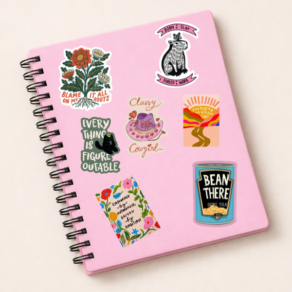 Blame It On My Roots Sticker, Floral Decal