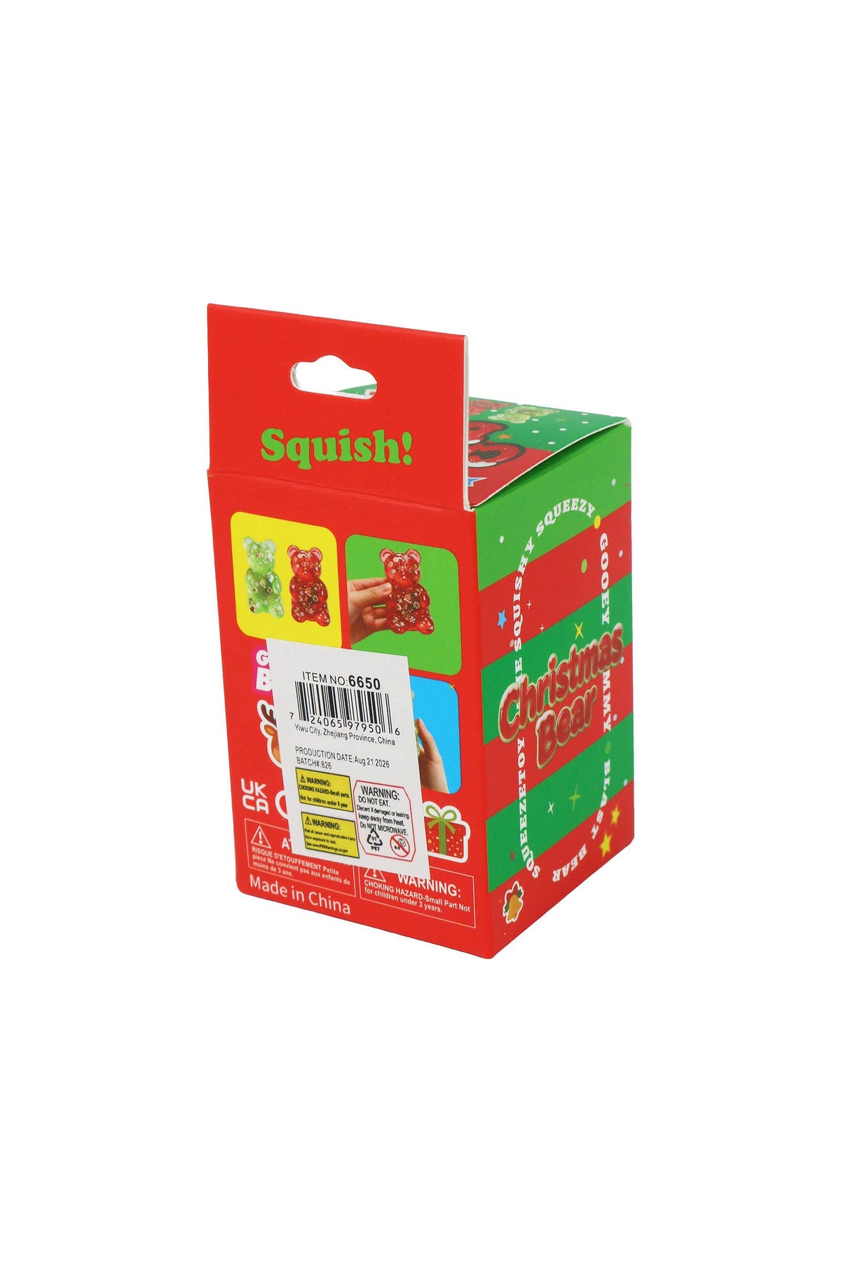 Christmas Gummy Bear Squishy