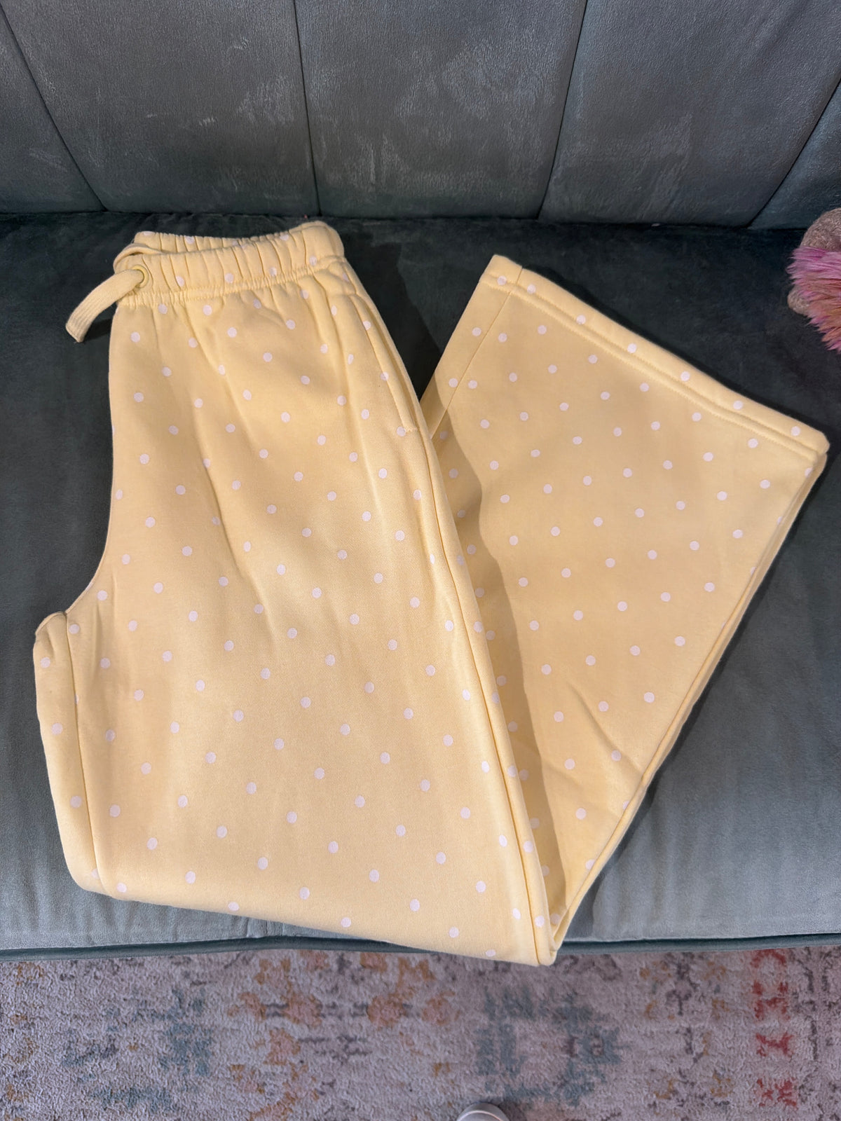 Polka Dot Fleece Pant