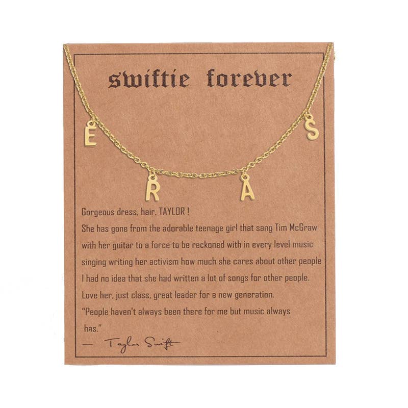 Taylor swift FEARLESS necklace