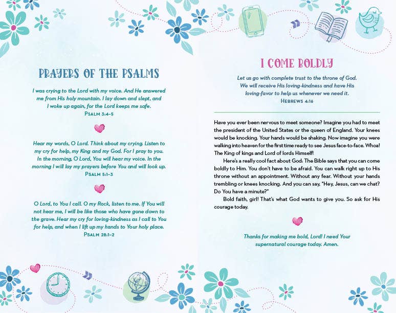 The Prayer Map Bible for Girls NLV