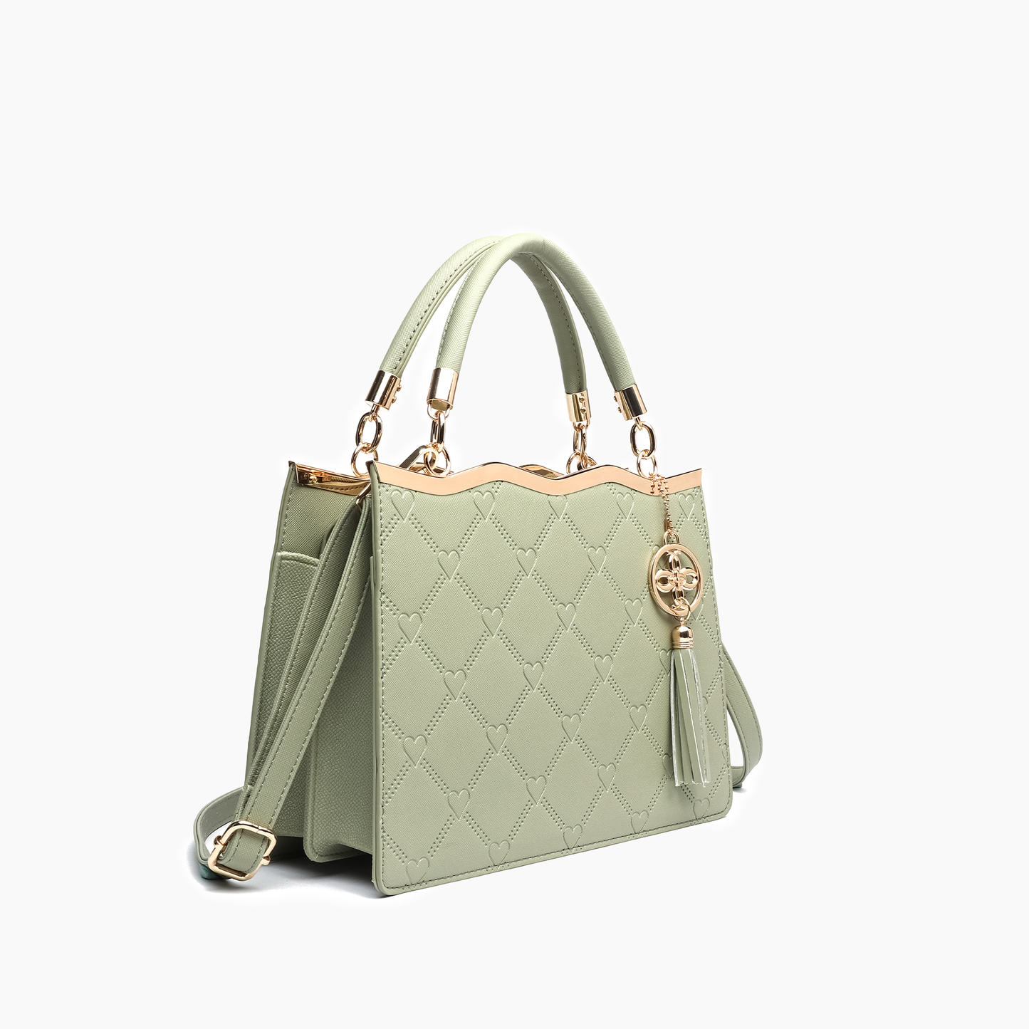 Magnolia Holiday Mini Tote Top Handle Handbag for Parties