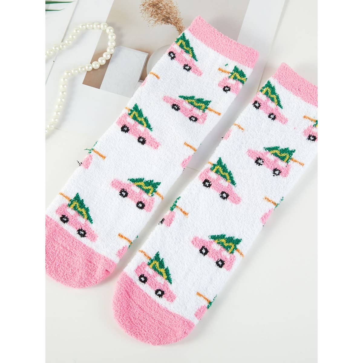Christmas Fuzzy Sock