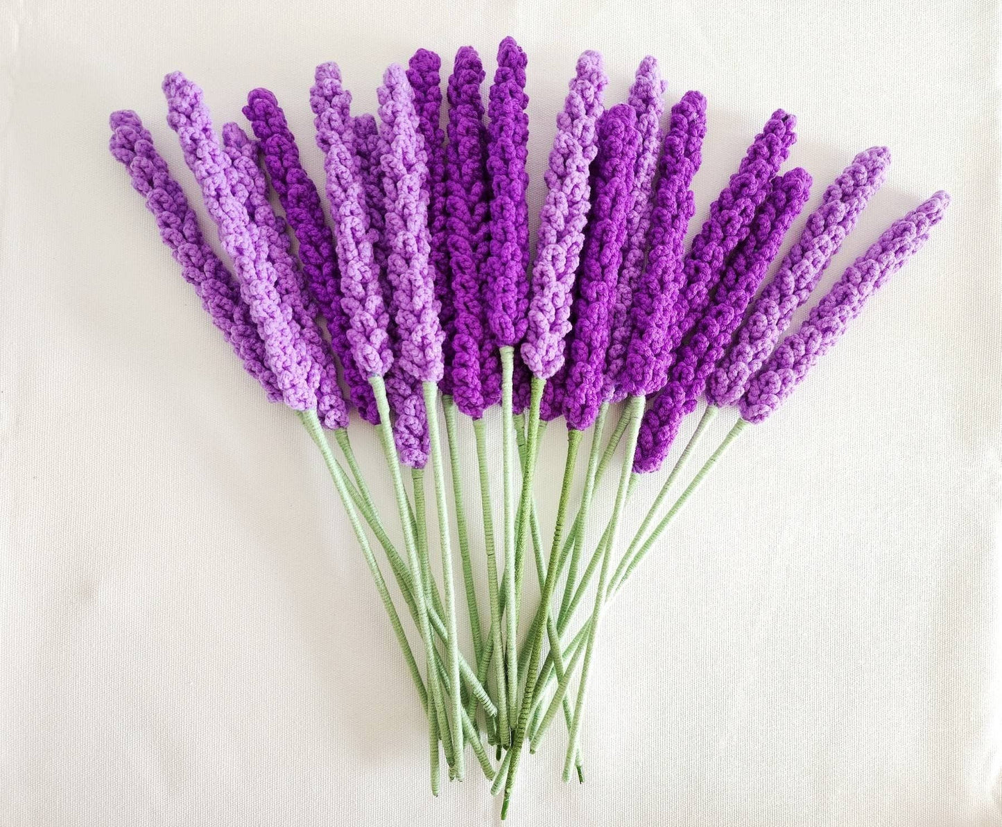 Crochet Lavender Branch