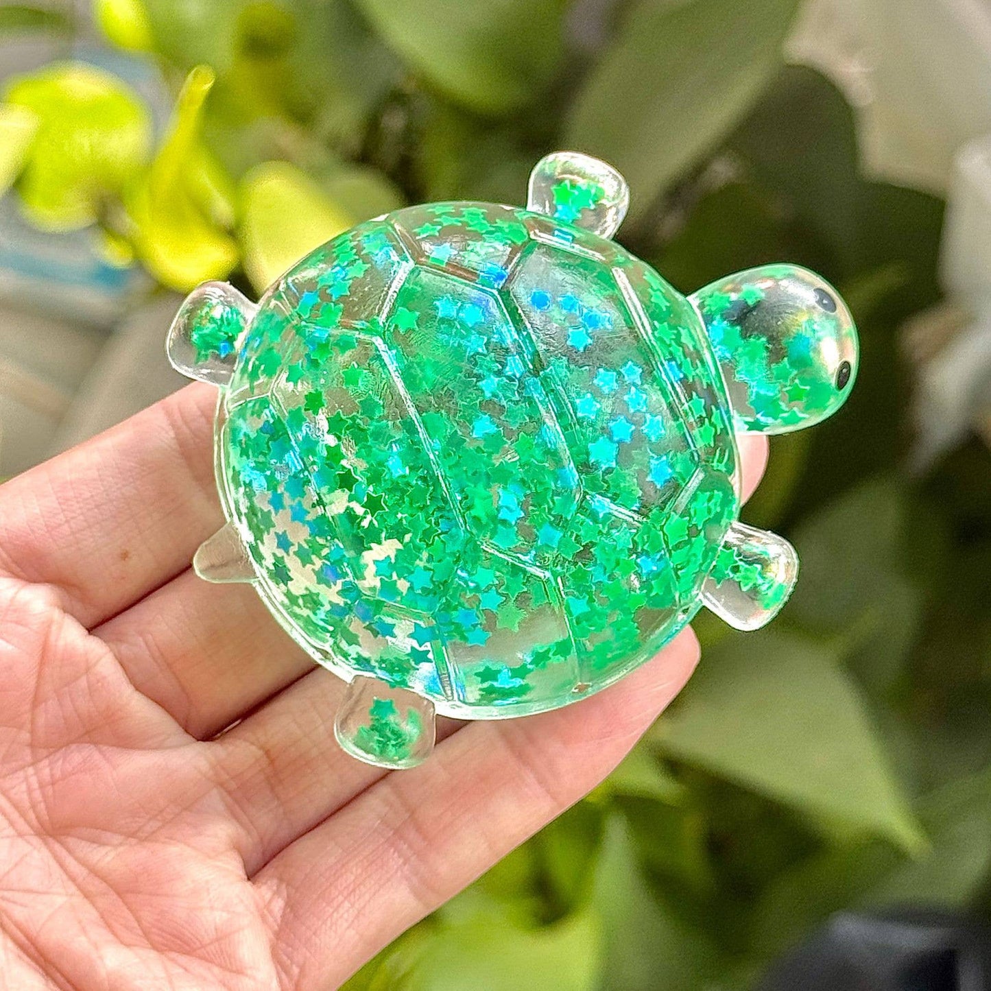 Glitter cute sea turtle squishy
