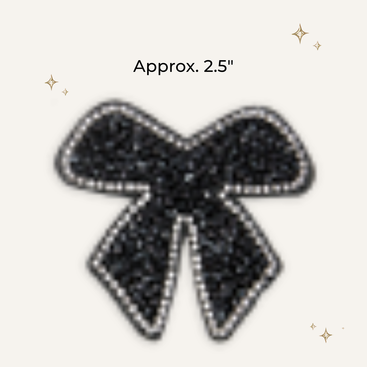 Bow Rhinestone Patch