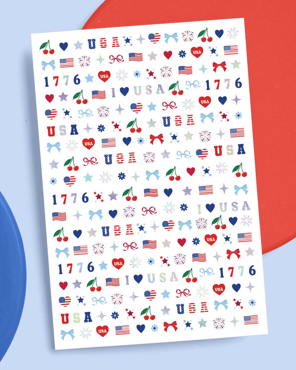 America 250 Nail Stickers