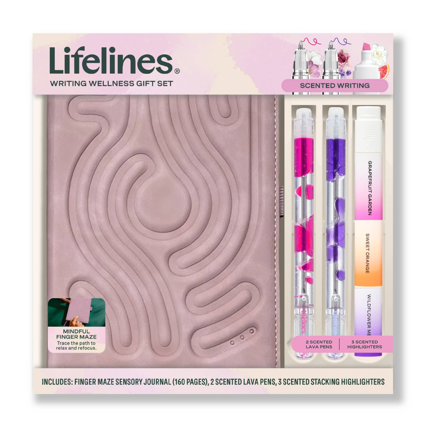 Journal Wellness Gift set - Pink