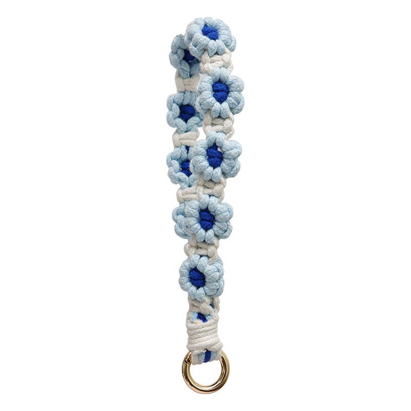 Macrame Daisy Key Chain