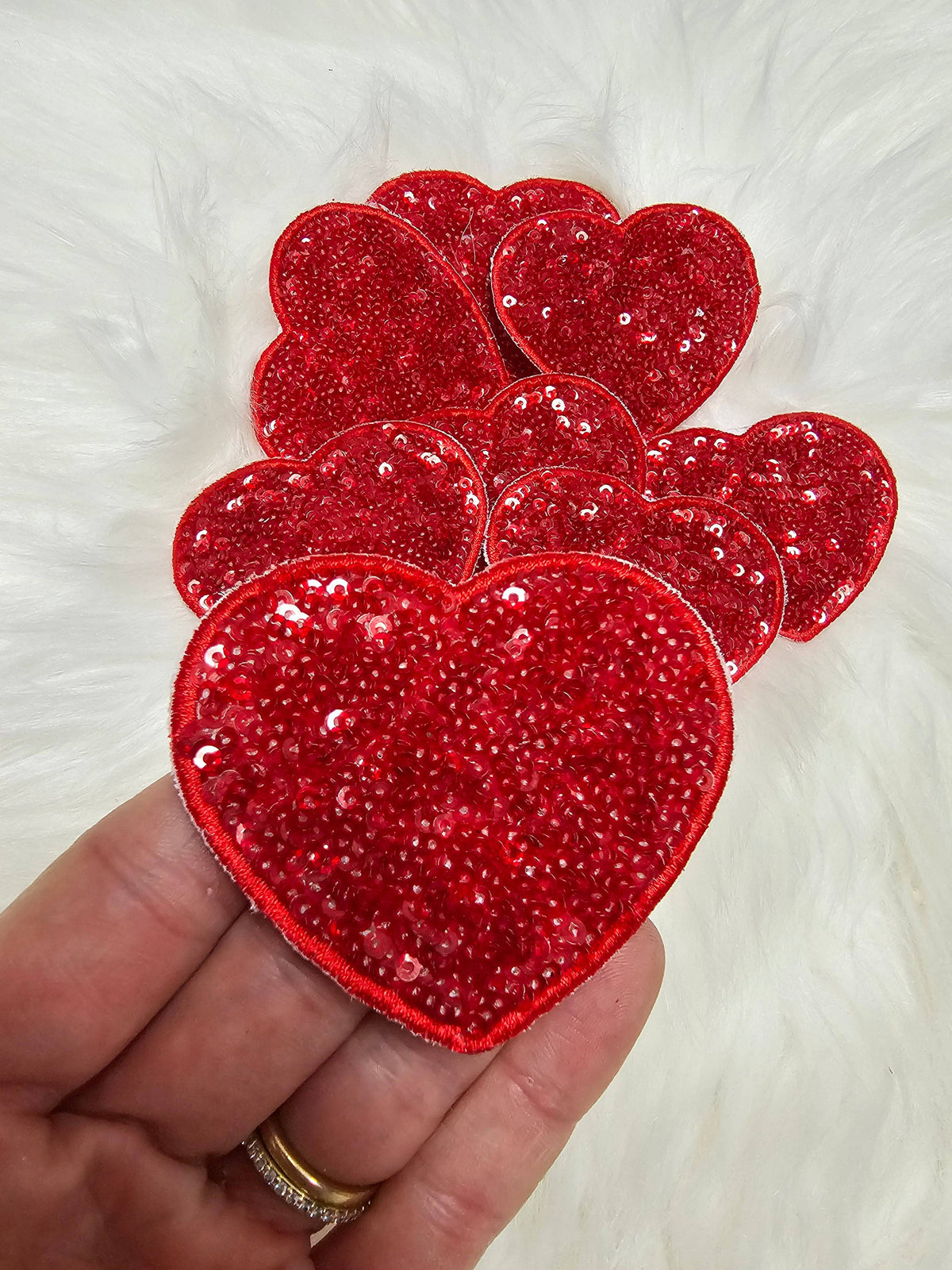 Sequin Heart patch