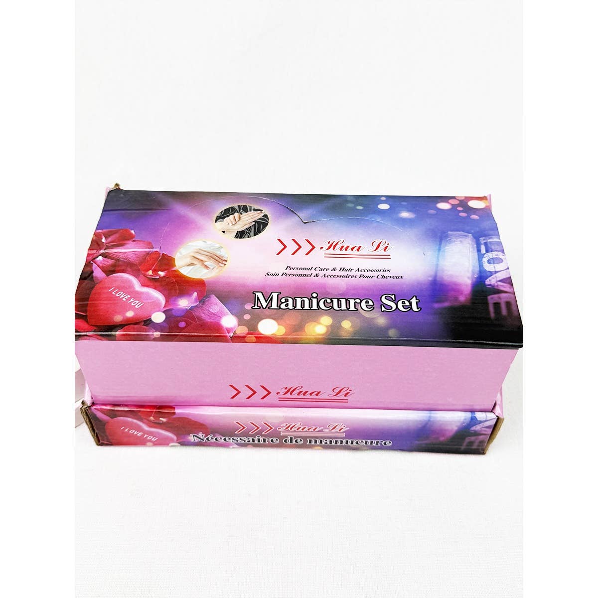 Heart Personal Mani and Pedi Kit care tools