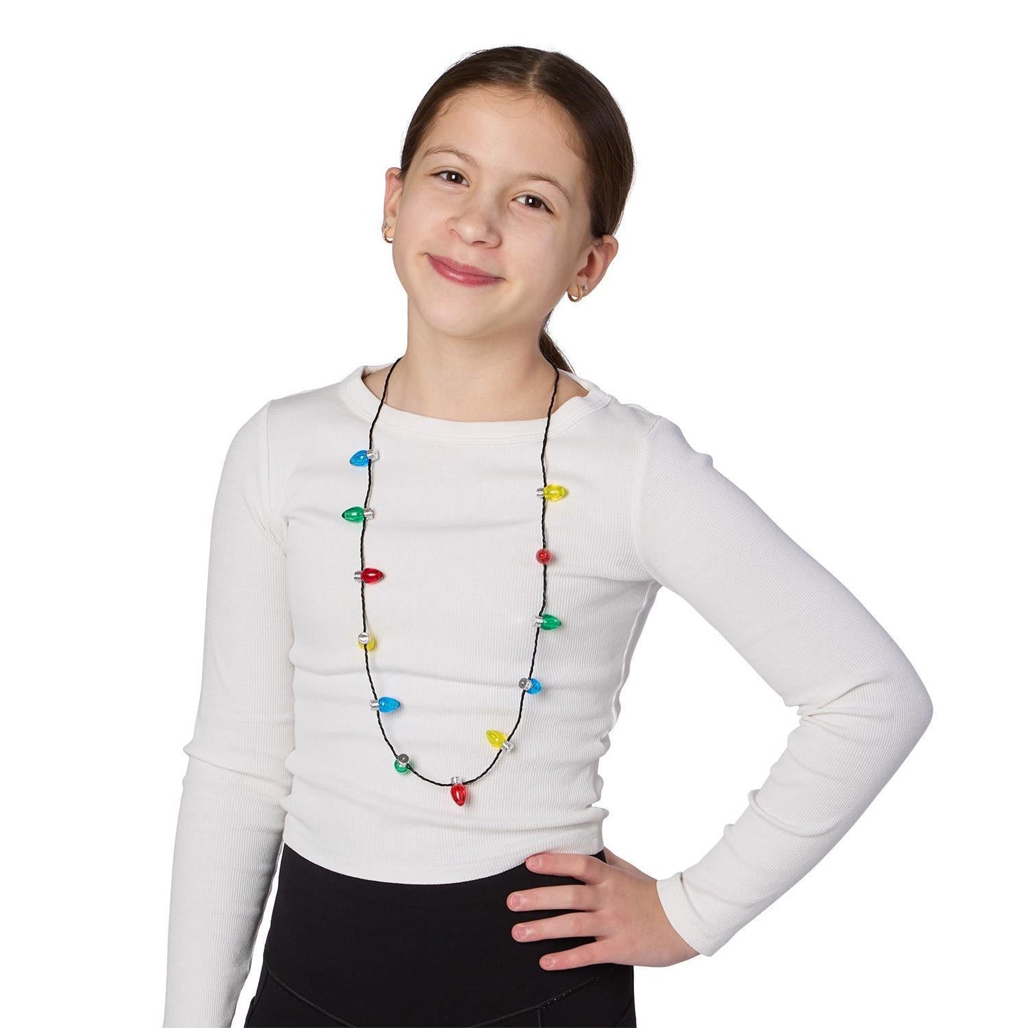 Jingle and Mingle Holiday Light Up Necklaces