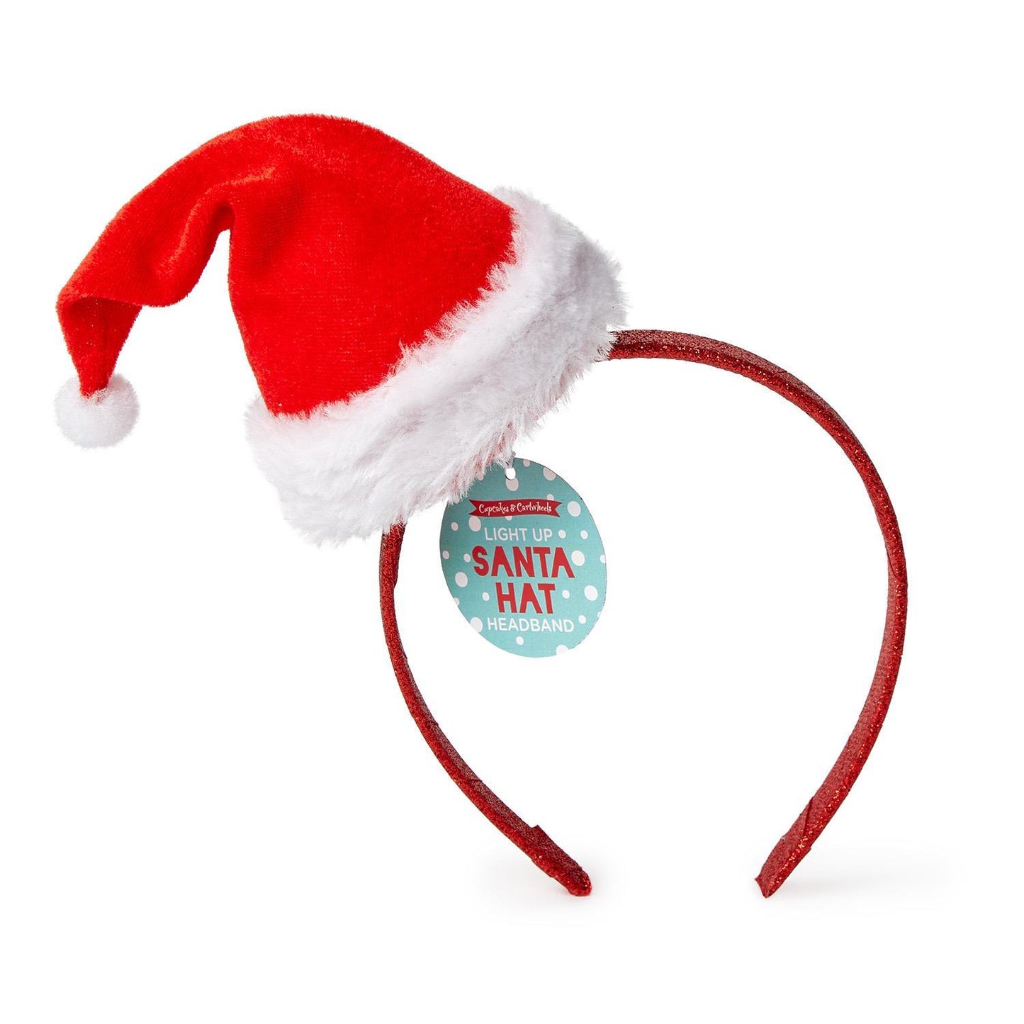 Light Up Santa Headband