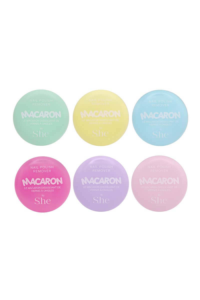 Macaron Nail Polish Remover Pads