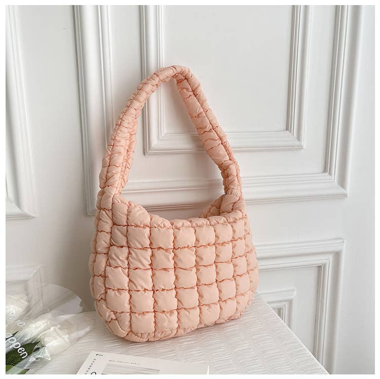 Puff pleated bubble bag