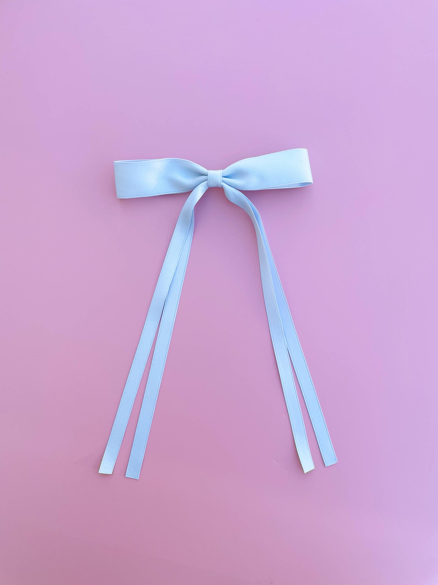 Satin Ribbon Hair Bow Clip