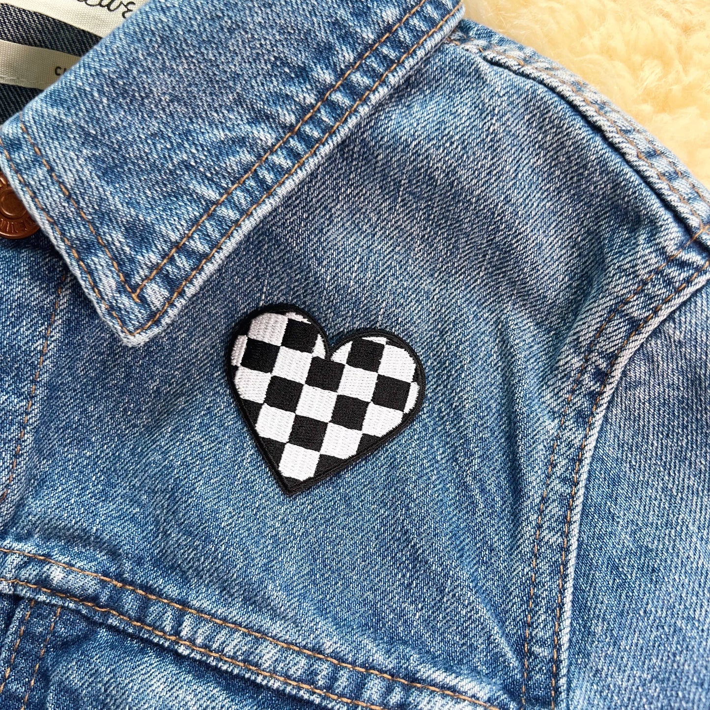 Checker Heart Patch