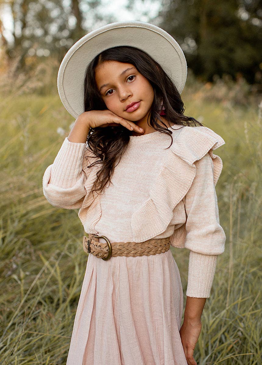 Kid's Annabel Skirt in Blush