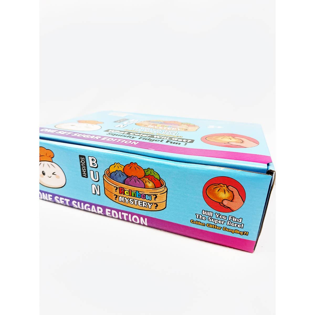 24pcs Mini Glitter Dumpling Squishy with Steamer