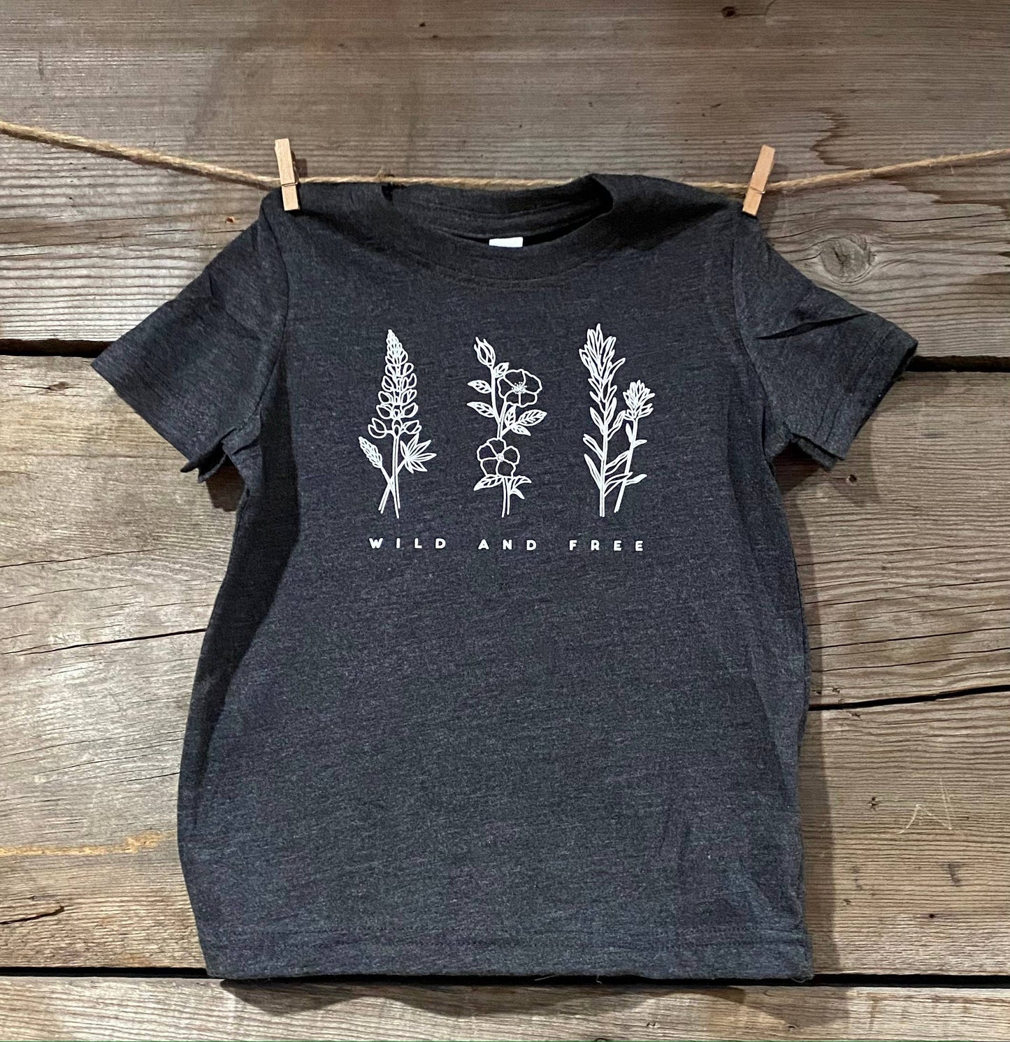 Wild and Free Kids Tee