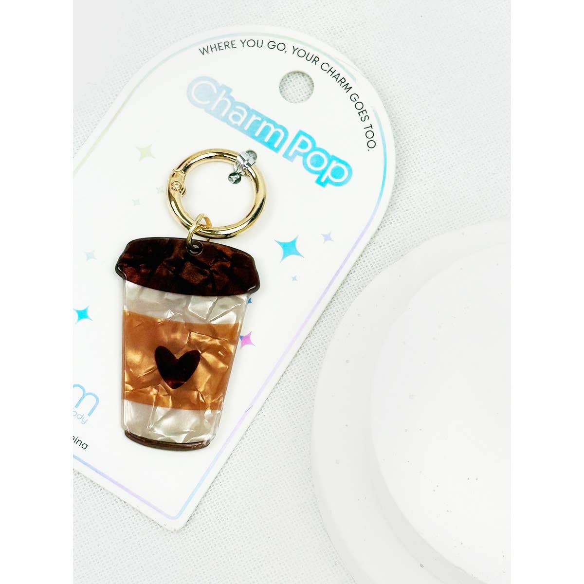 Latte Key Charm