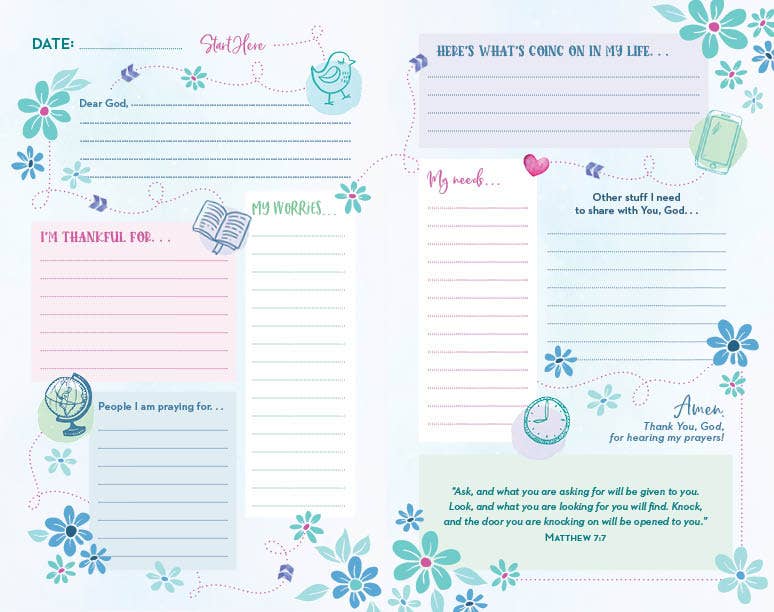 The Prayer Map Bible for Girls NLV