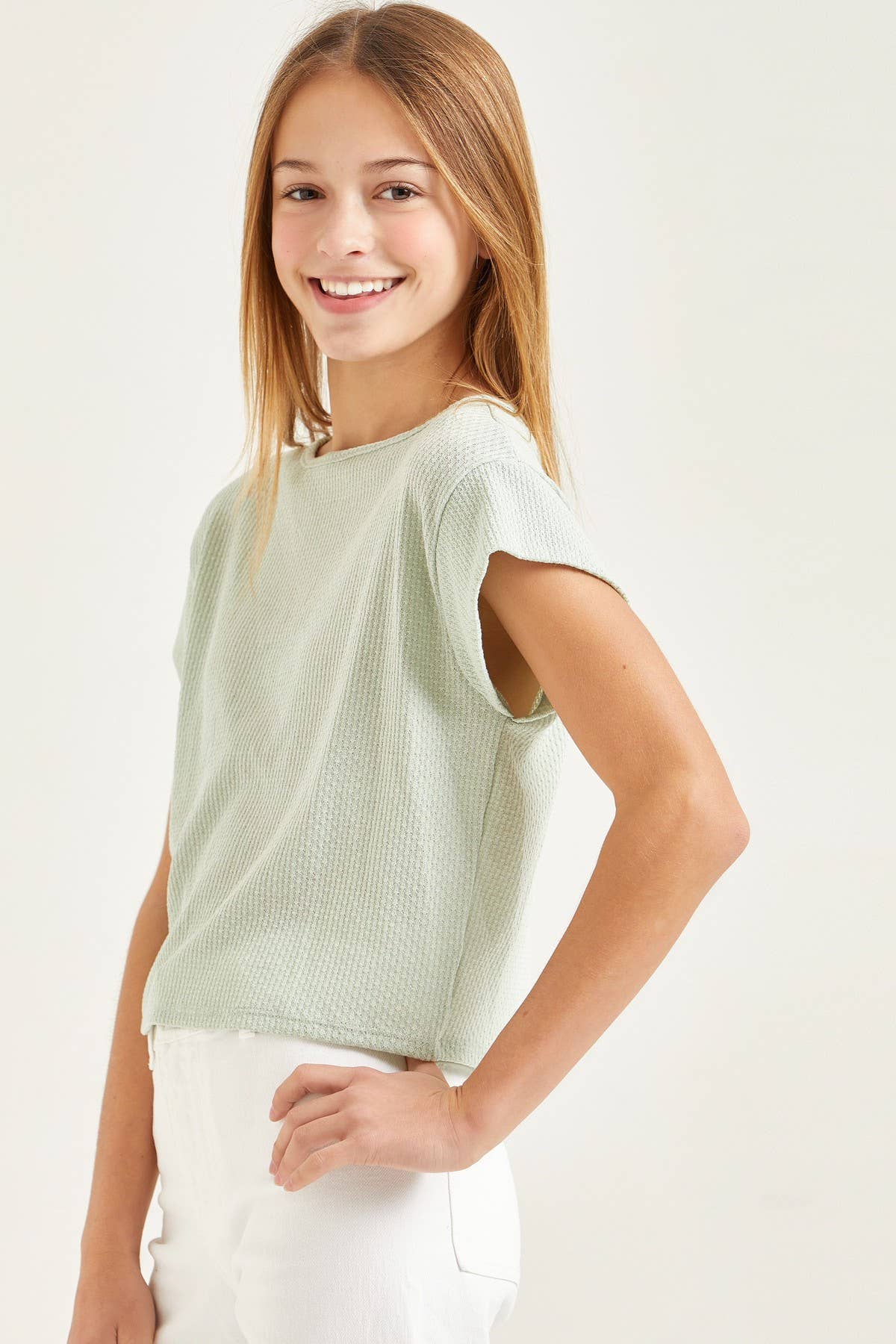 Cap Sleeve Crop Top