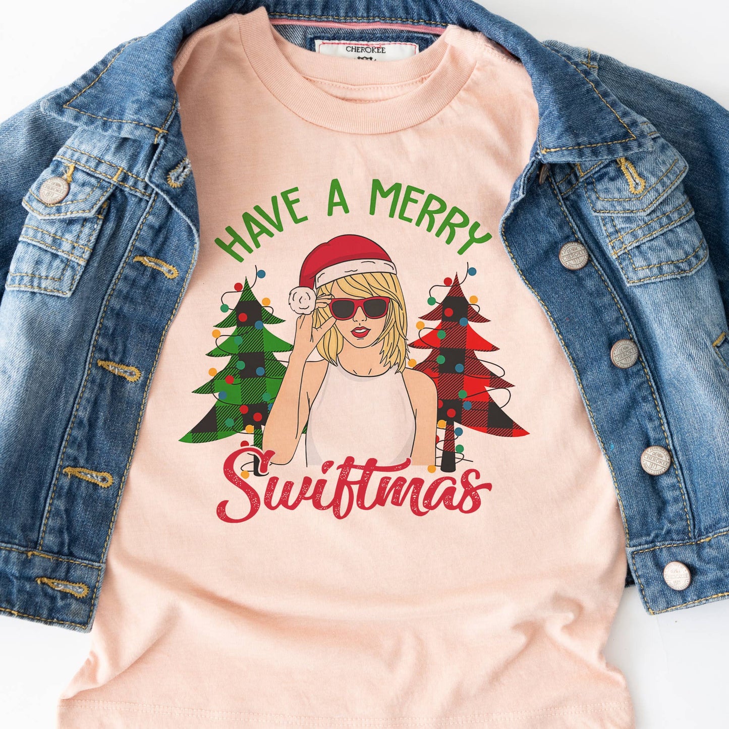 Kids Taylor Swift Tee Youth Merry Swiftmas Taylor Tshirt