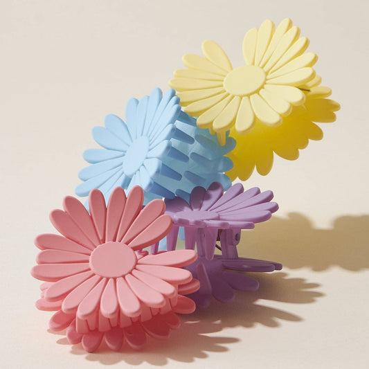 Flower Claw Hair Clips
