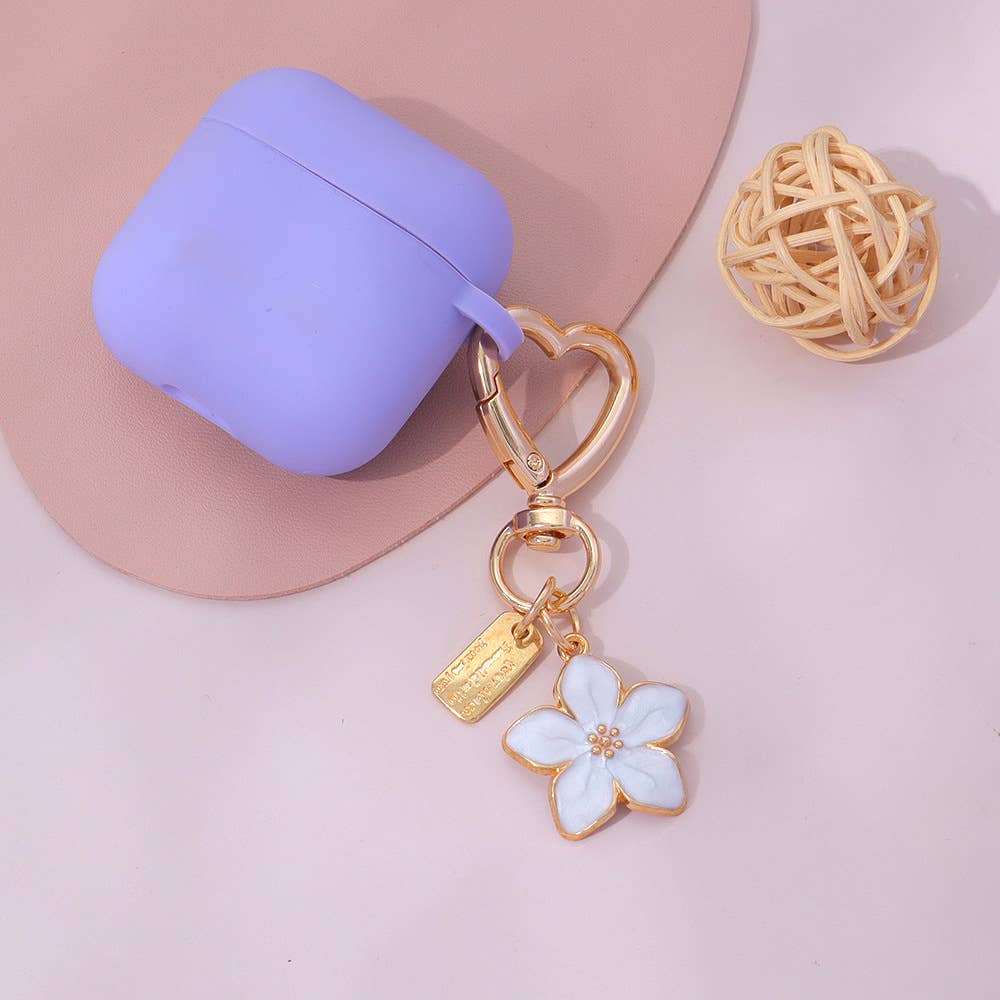 Simple Cherry Blossom Bag Pendant Keychain