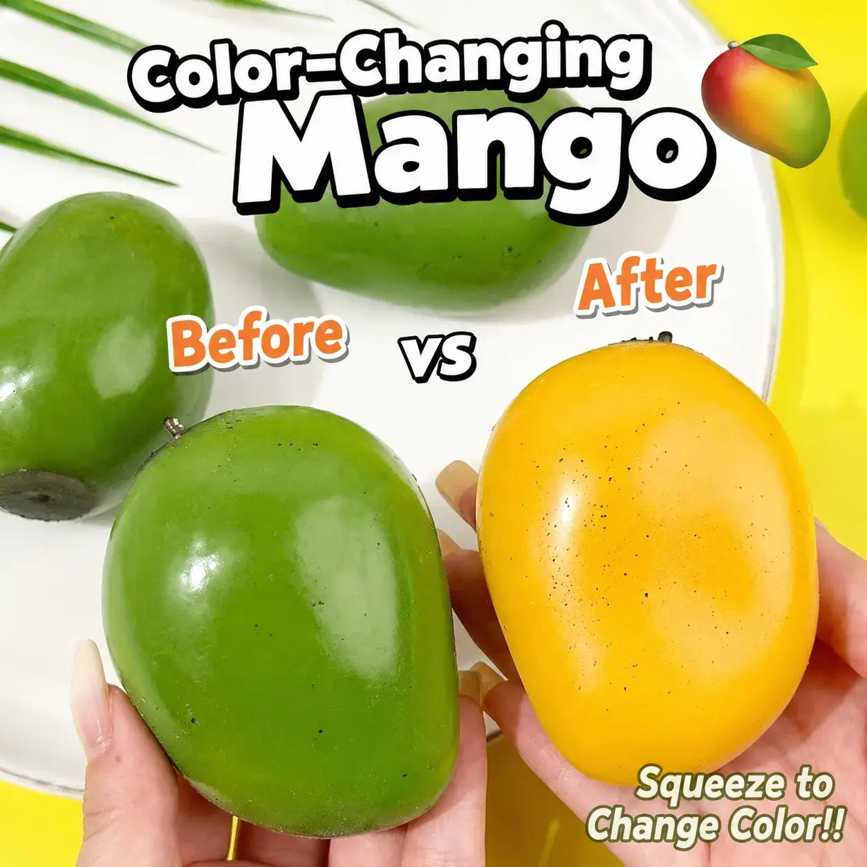 Color Changing Mango Squishy