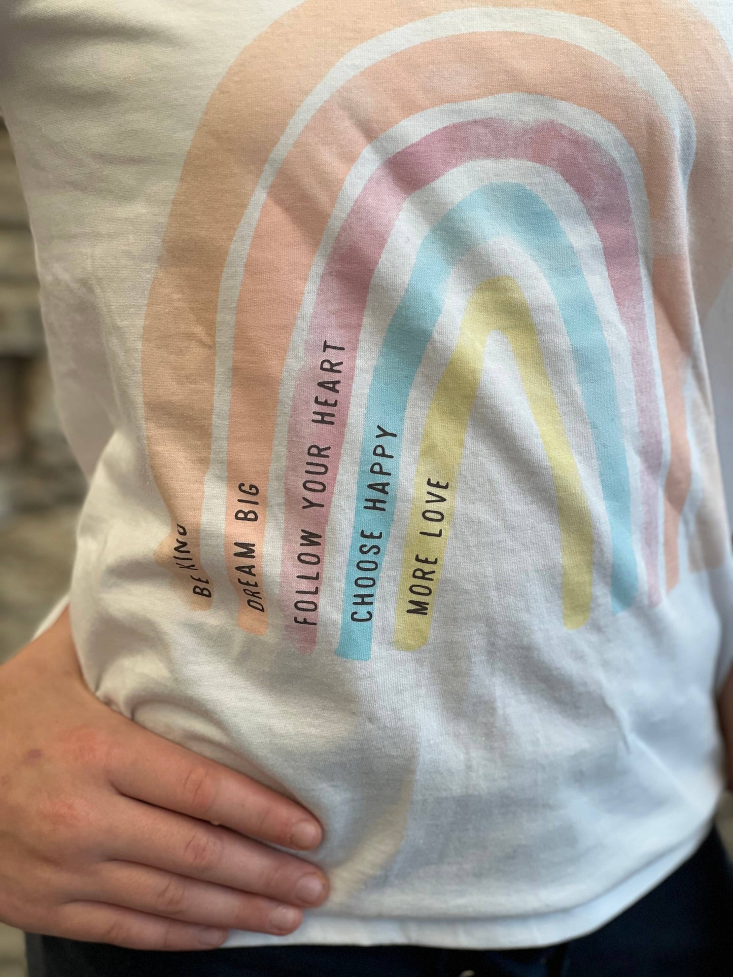 Be Kind Rainbow Tee